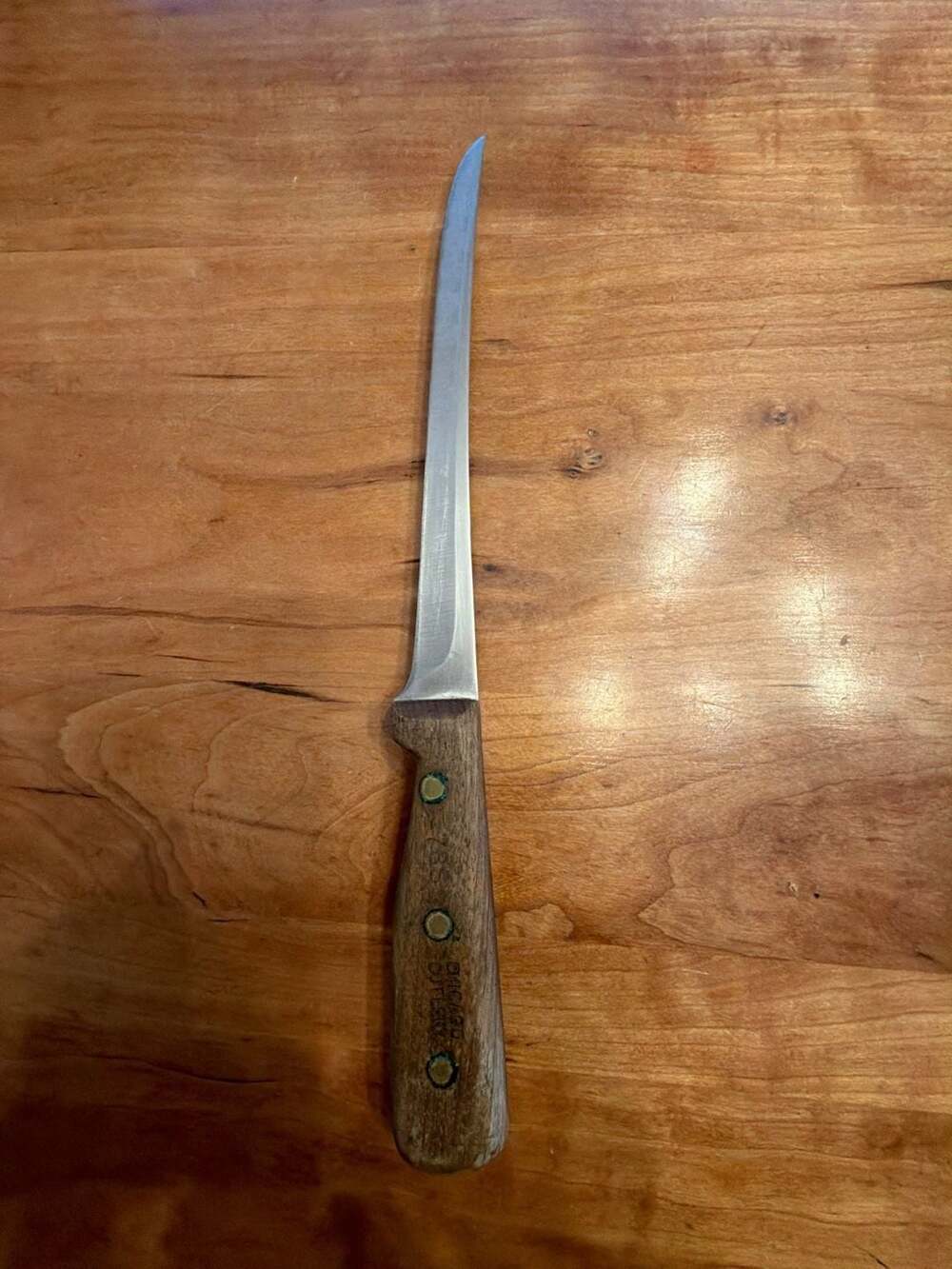 Chicago Cutlery 78S Fillet Knife Wood Handle